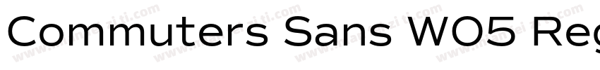 Commuters Sans W05 Regular字体转换